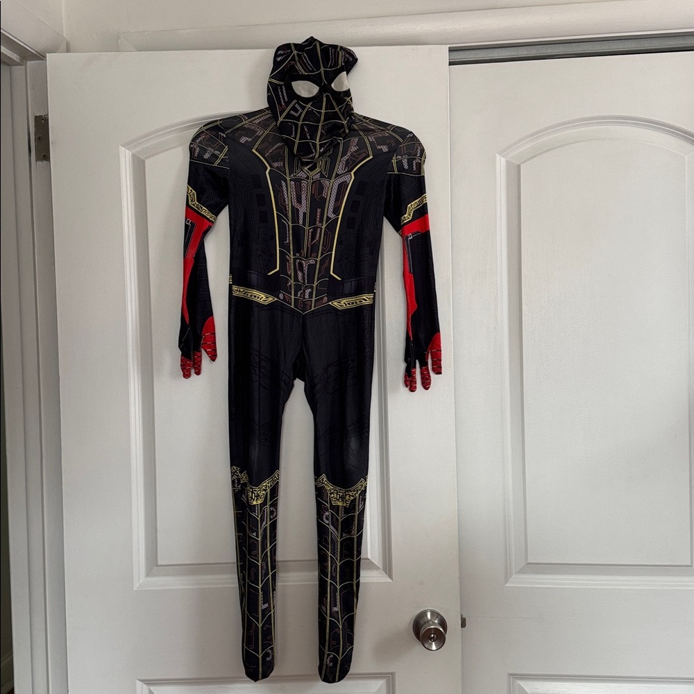 Black and Red Superhero Halloween costume for kids